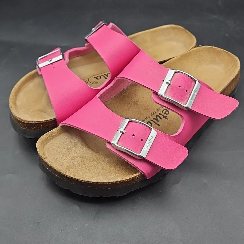 Birkenstock Pink Betula Sandals, Size 7, Narrow, EUC. SAME DAY SHIPPING! - Picture 3 of 9